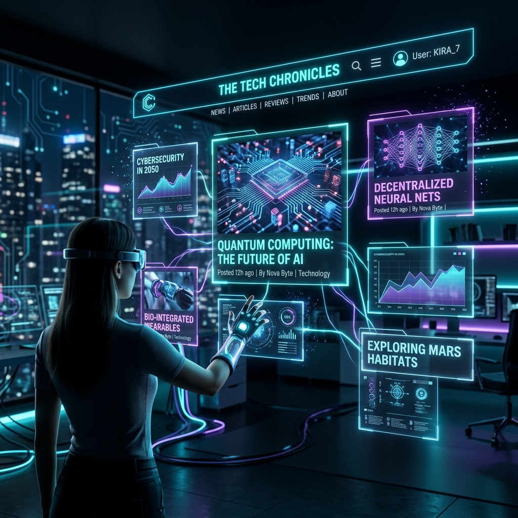 Multi-page Blog Visualization