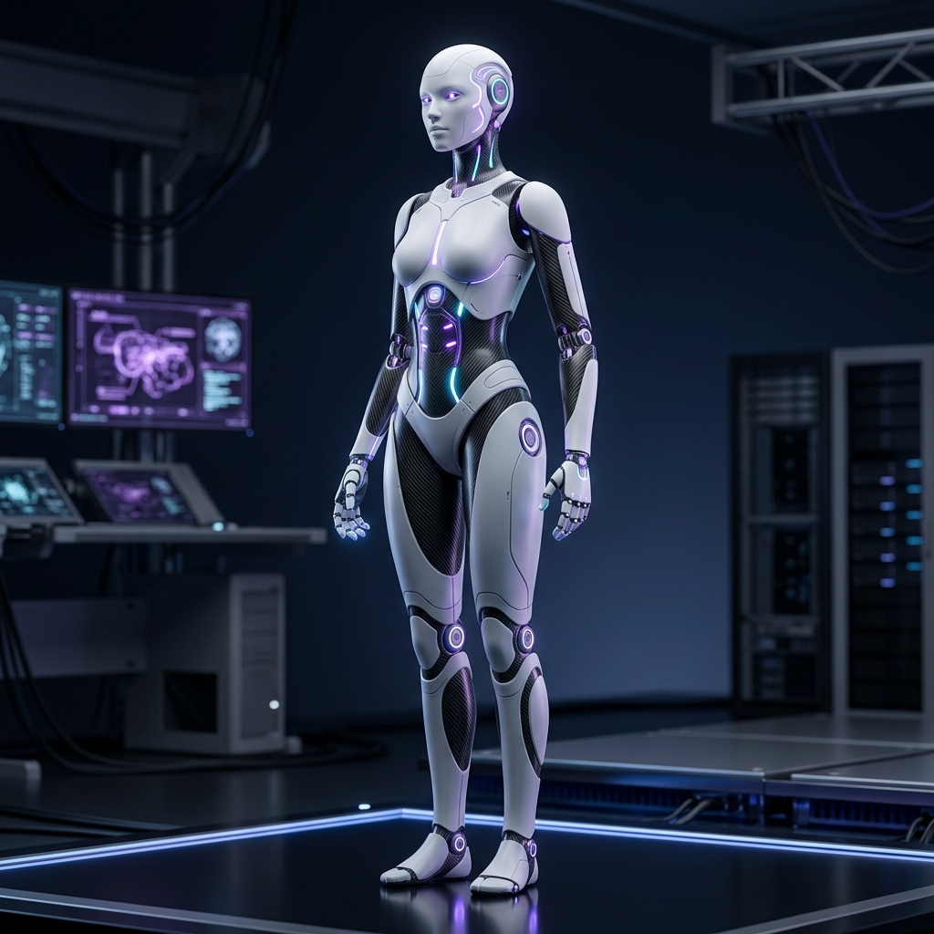 Futuristic AI representaton of Software Engineering